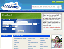Tablet Screenshot of 6000acres.com